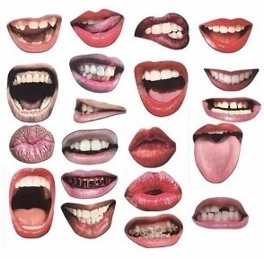 40Pcs Party Photo Booth Props Funny Mouth Lips Photo Booth Prop Stick Selfie Props Accessories for Birthday Wedding photo booth