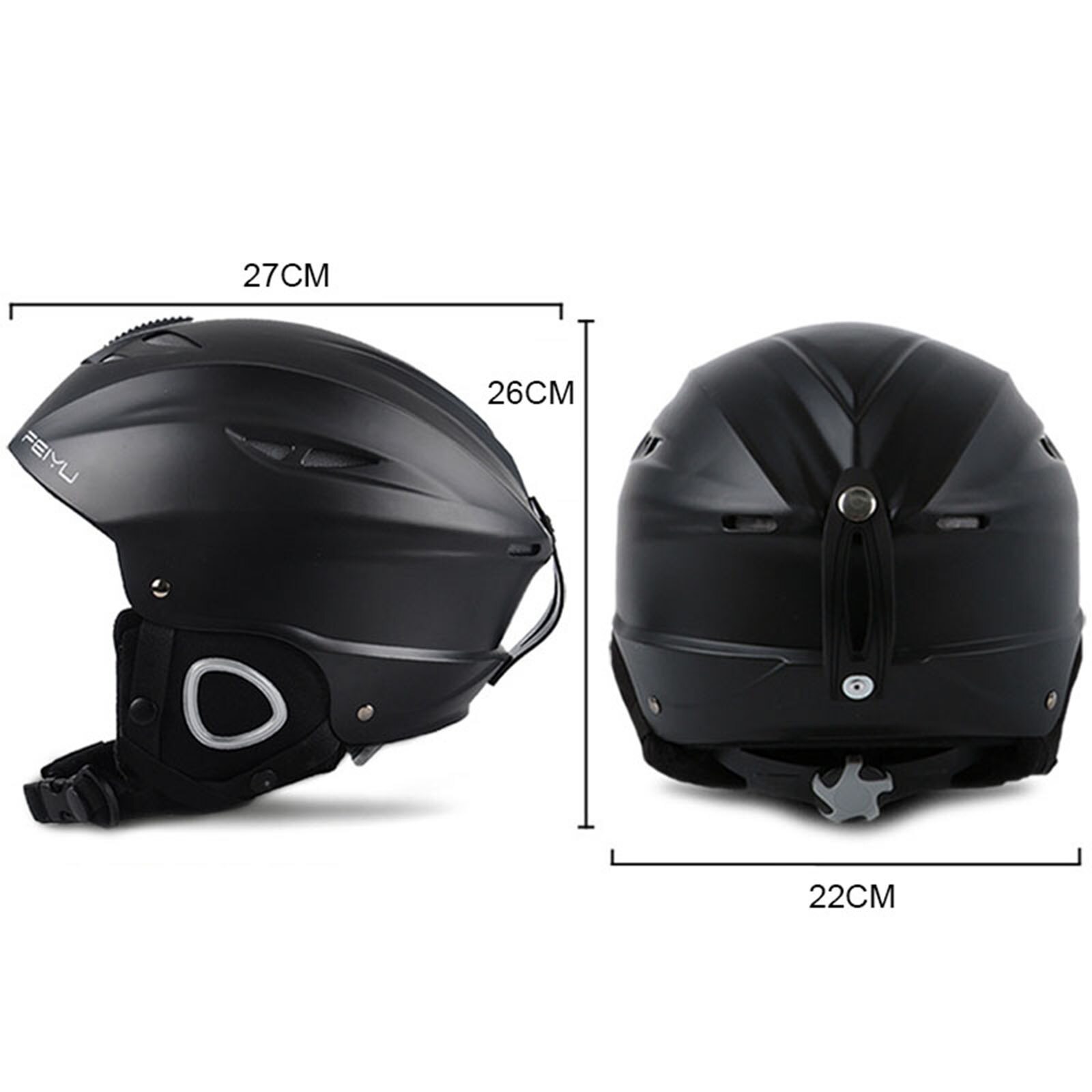 Unisex Ski Helm Integraal-Gegoten Skiën Helm Voor Volwassen En Kinderen Sneeuw Helm Skateboard Ski Snowboard Helm