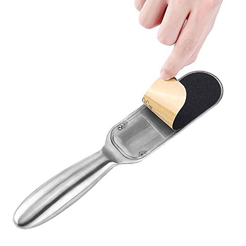 60 stks/pak Zorg Voet Grit Schuren Doek Pro Pedicure Voetverzorging Refill Vervanging voor Roestvrij Metalen Handvat Bestanden Voetrasp