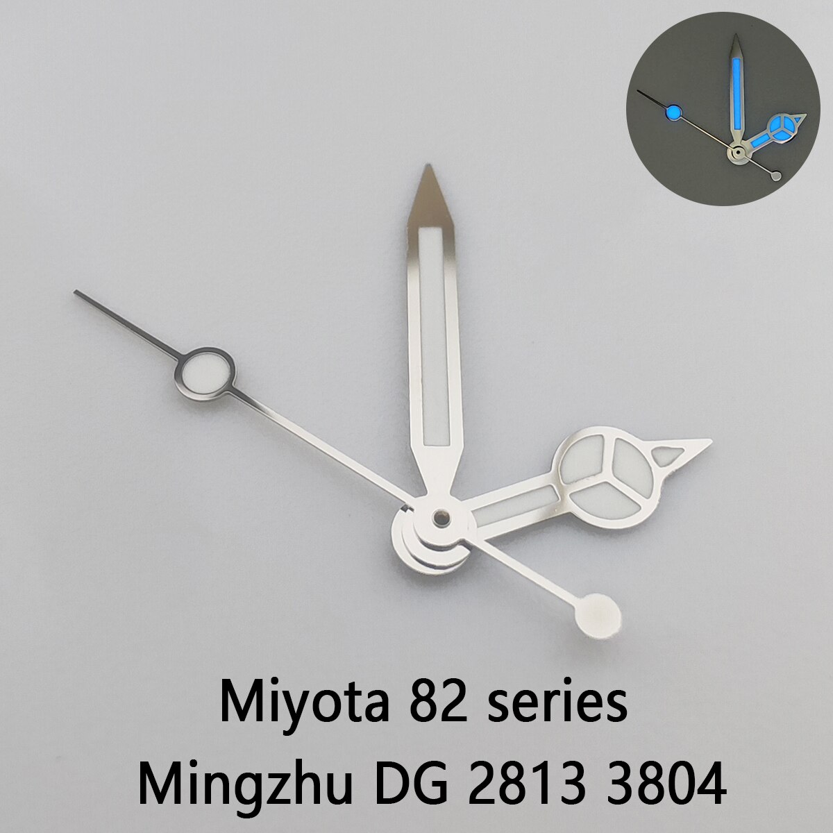 Uhr Zeiger grün leuchtende passen Miyota 8205 8215 821A Mingzhu DG 2813 3804 NH35 NH36 und 2836 2824 bewegung uhr hände