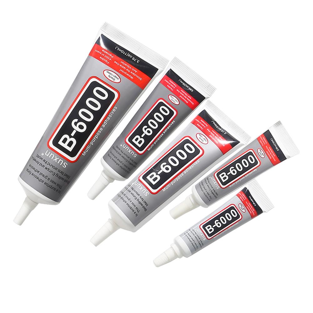 B6000 Glue For Rhinestones Crystal Adhesive Jewelry 9ml 15ml 50ml 110ml Needles Epoxy Resin Diy Jewelry Crafts Glass Supplies