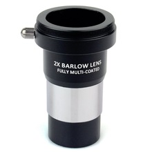 Lente Barlow 2X 1,25″ Per Telescopi Astronomici – Vetro Multi-strato, Alluminio Leggero – Per Oculari Da 31,7mm