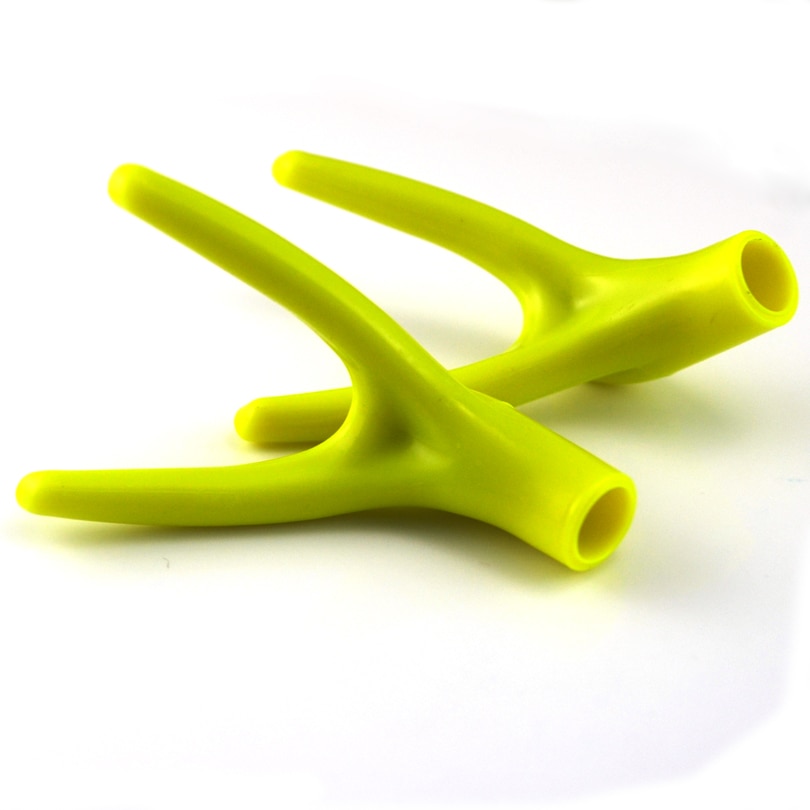 MNFT 2PCS x Plastic Fishing Rod Rest V head Fising Grip Connect With Fishing Rod For Carp Fishing