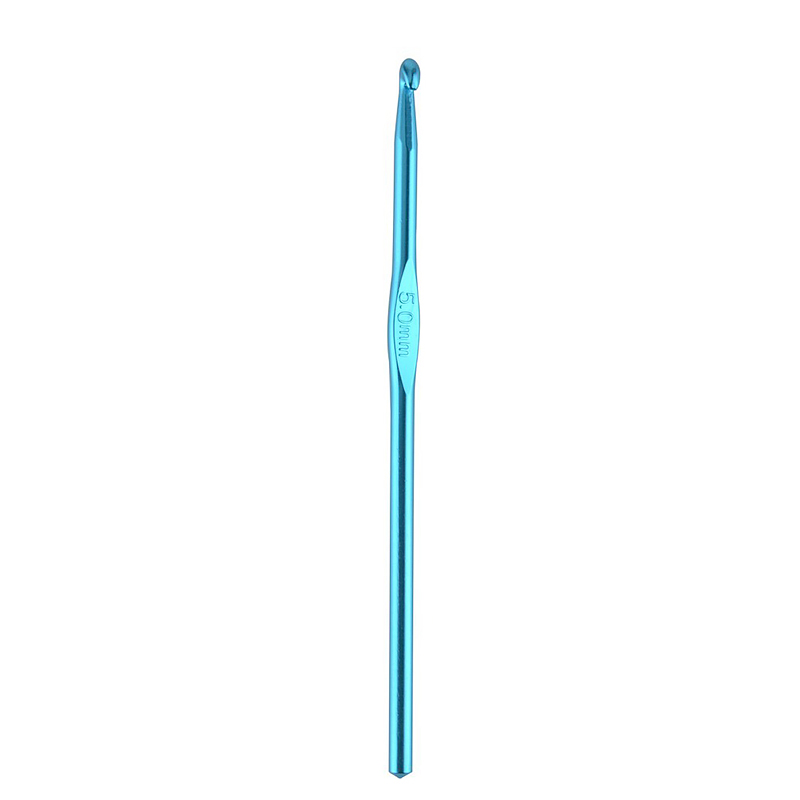 2-10Mm Aluminium Haak Breinaalden Naalden Voor Hand Ambachten Zak Trui Metalen Haak Weave Haak Naalden accessoires: 5mm Crochet hook