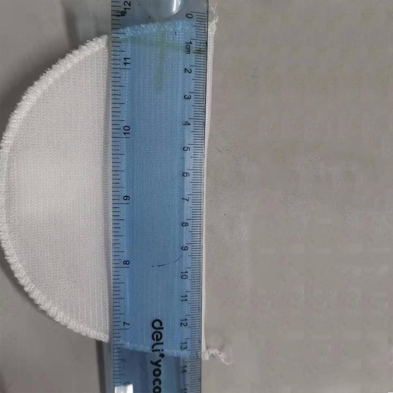 Goed pak lentejas jurk versieren wit klittenband afneembare magische tape schoudervulling  a0446l