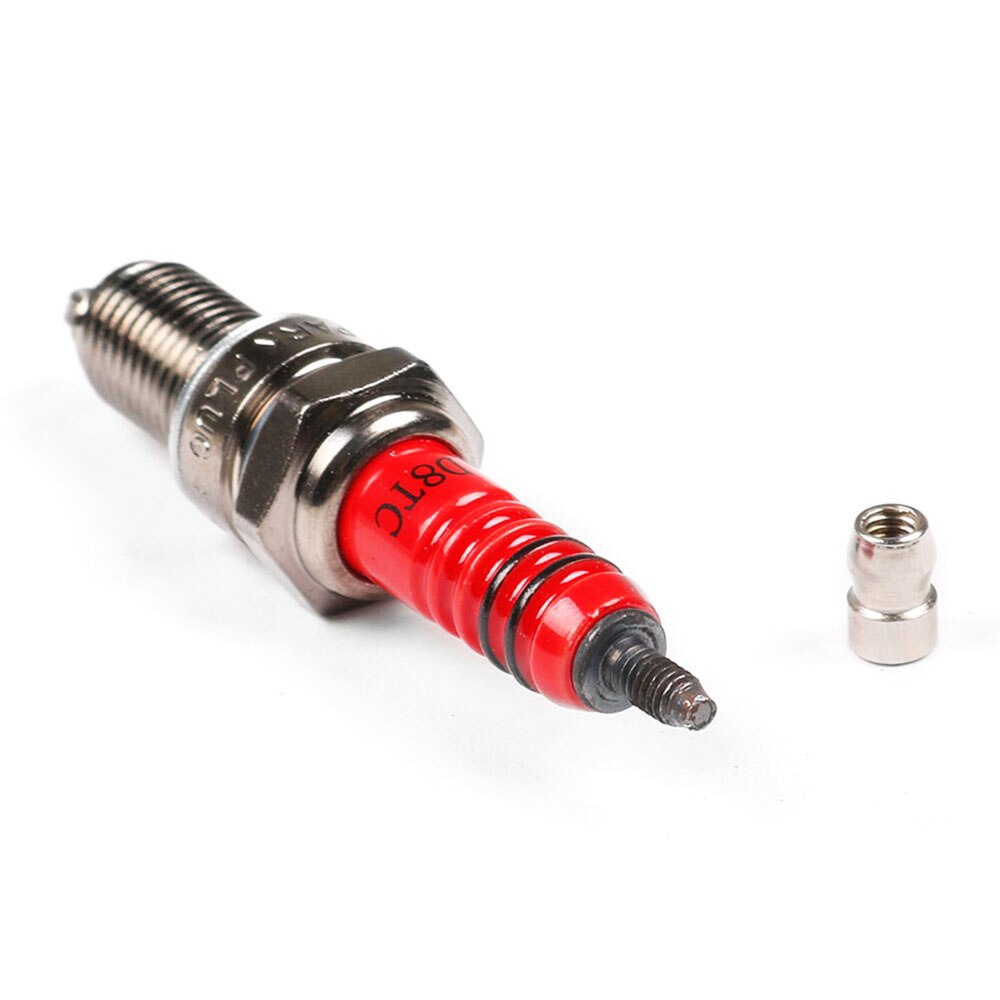 Spark plug with 3 side electrodes d8tc for 4 stroke engines of scooters, motorcycles, ATVs (125-250cc)