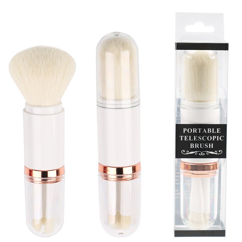 4 in 1 Travel Portable Mini Eye Makeup Brushes Set Reals Eyeshadow Eyeliner Eyebrow Brush Lip Make Up Brushes kit