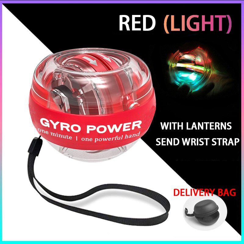 Hand Strengthener Onderarm Exerciser Voor Versterking Armen Vingers Pols Botten En Spieren Pols Versterking Apparaat: red dribbling bag