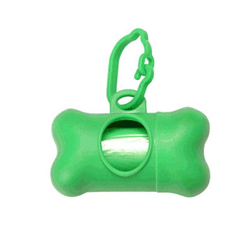 Huisdier Afvalzak Dispenser Voor Hond Afval Tas Houder Plastic Vuilniszak Dispenser Carrier Case Hond Huisdier 10 Roll Afval kak Tassen: green