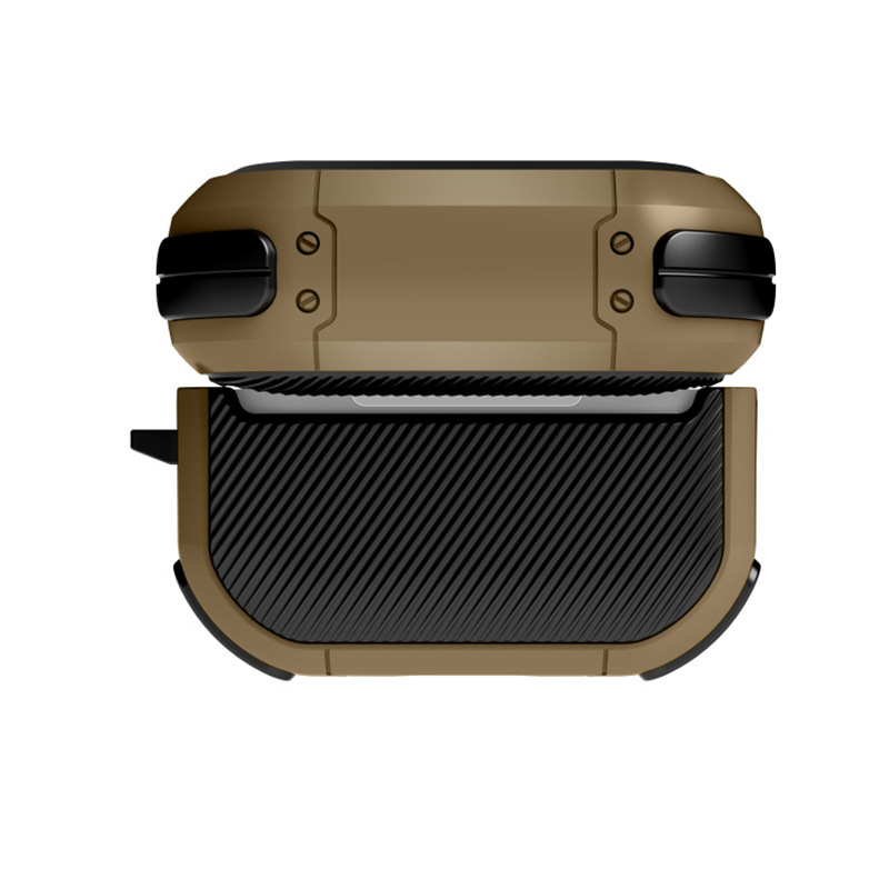 Para AirPods Pro 2a 1.a generación 3 Max AirPod 4 funda de bloqueo seguro con llavero Air Pod de cuerpo completo protección a prueba de golpes