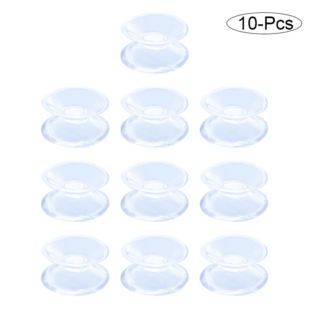 20/10 stuks doorzichtige zuignappen, zuignappen, haakhanger voor raam, keuken, badkamer, poppenspeelgoed, koelkast, autoglas 45mm: 10 stuks