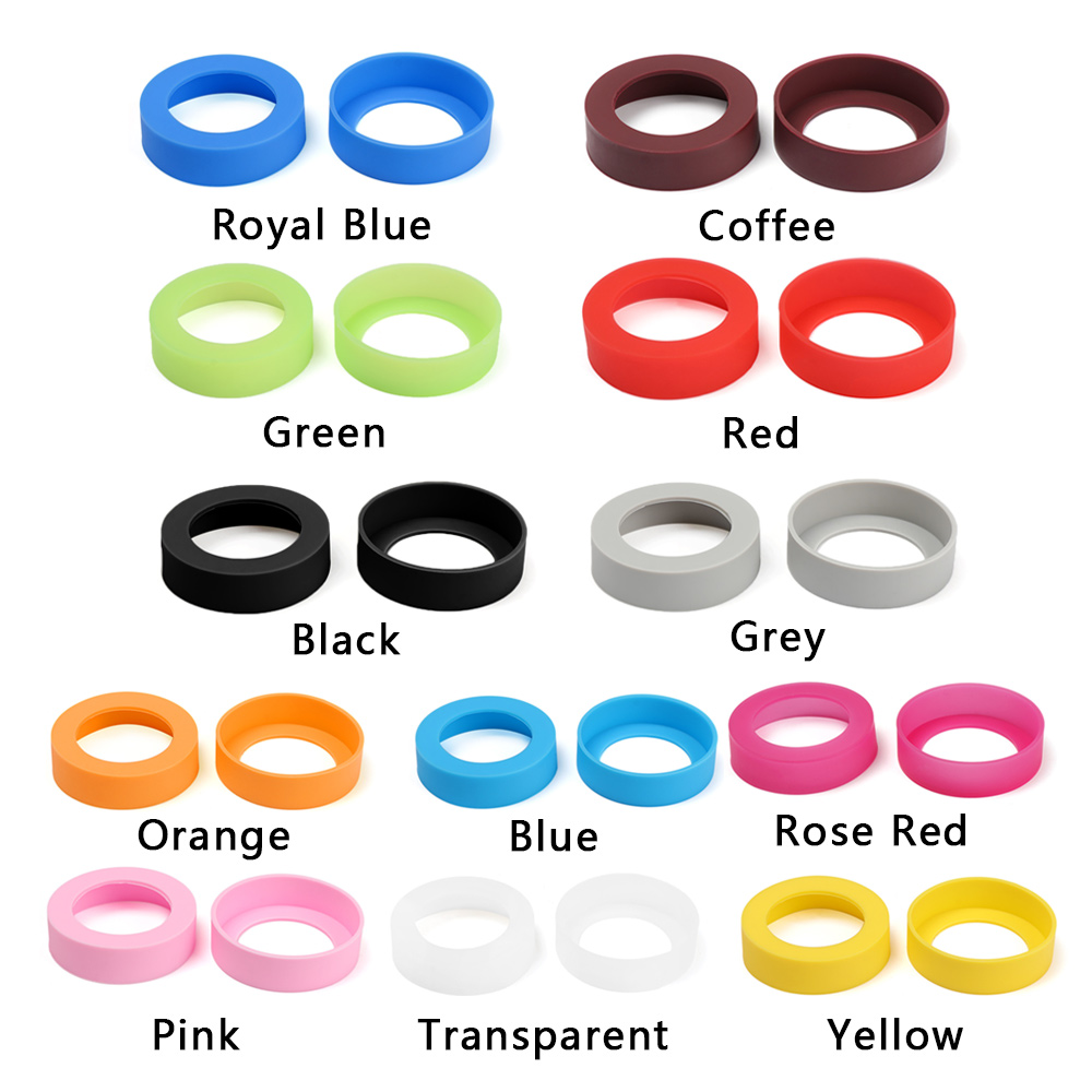 Posavasos de silicona para Taza Termo, tapetes de mesa duraderos antideslizantes, tapete de taza de aislamiento redondo, almohadilla anticaída para botella de agua y bebida, herramienta de cocina