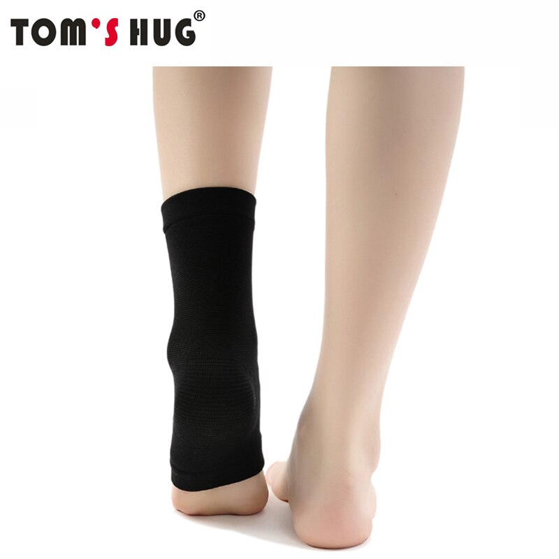 Protector de tobillo para bicicleta, soporte de Tom&#39;s Hug para ciclismo de fútbol, bádminton, antiesguince, cuidado de tobillos, color negro cálido, 1 unidad