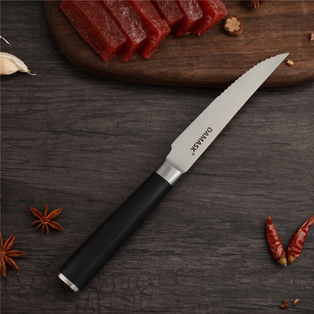 Zinzuo Master Chef Keukenmessen 3Cr13mov Super Sharp Blade Pakka Houten Handvat Roestvrij Stalen Mes Japanse Koken Gereedschap