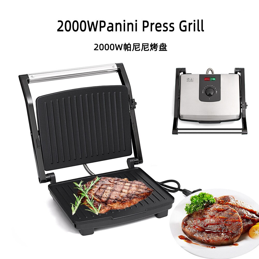 Electric Grill Multi Baker Barbecue Machine BBQ Kitchen Machine Griddle Smokeless Grilled Meat Baking Pancake Maker