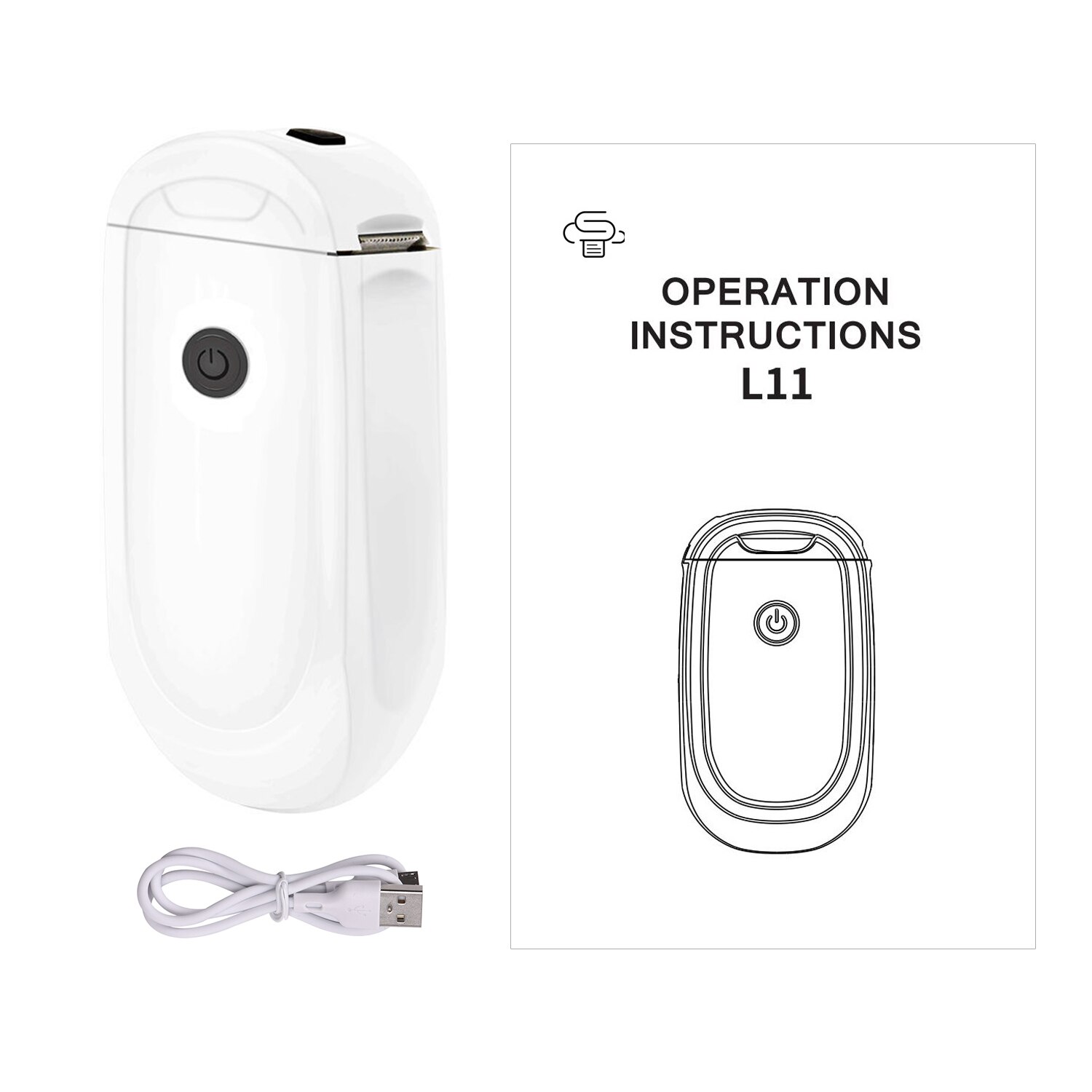 Mini Thermal Label Printer Portable BT Printer Code Sticker Printer Barcode Thermal Adhesive Clothing Label Printers: Default Title