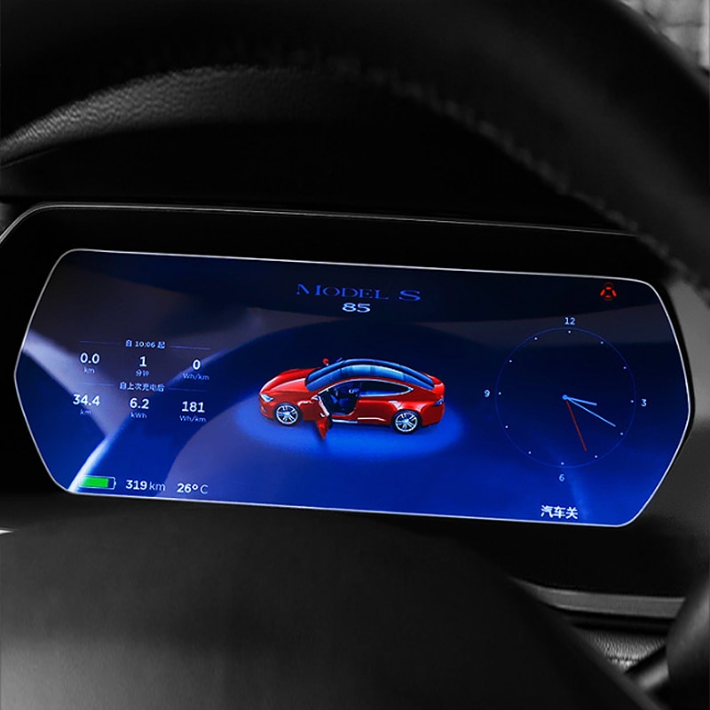 Modificatie Dashboard Navigatie Membraan Gehard Film Voor Tesla Voor Model S X