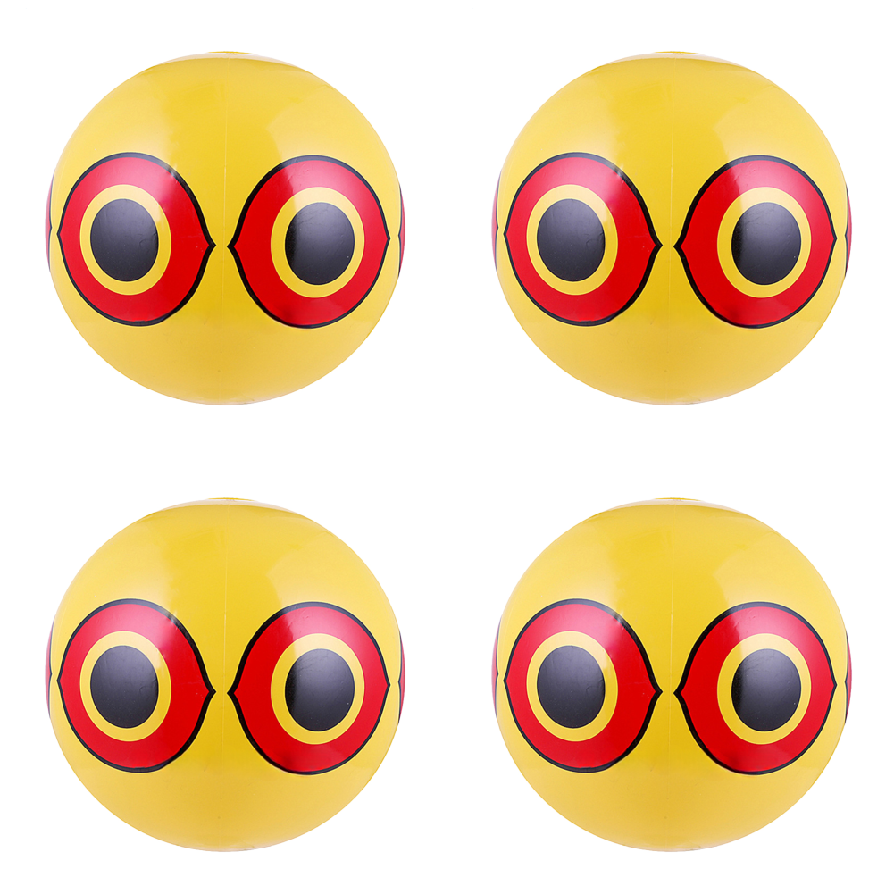 Ballons gonflables anti-oiseaux en PVC pour jardin extérieur, antiparasitaire, 40cm, 1-5 pièces: Clair