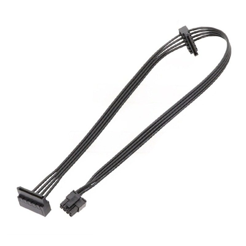 Liten 8- pins till sata-strömkabel moderkort ssd hårddisk strömkabel modulär kabel för  b515 b520 w515 pc: Röd