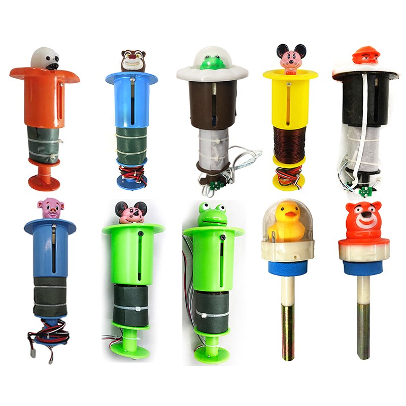 1 stykke slående musehoved til børn møntdrevet arkade whac-a-mole hit mus / frøhammer spilmaskine