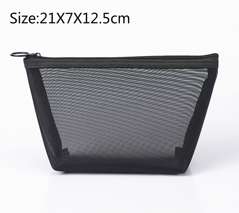 Transparent Women Cosmetic Bag Travel Function Makeup Case Zipper Make Up Organizer Storage Pouch Toiletry Beauty Wash Bag: B