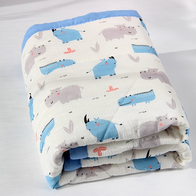 Baby tæppe & indpakning af nyfødt termisk blødt fleece tæppe massivt sengetøjssæt bomuldstæppe: 2