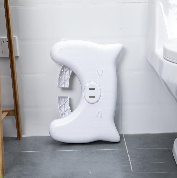 Multi-Function Folding Toilet Stool Plastic Bathroom Step Stool Practical Squat Tool Children and Pregnant Women