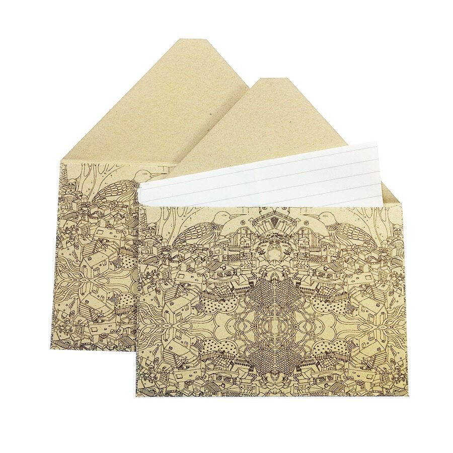 10Pcs/lot 155*111mm Vintage DIY Kraft Envelope Postcards Brown Kraft Envelopes Fancy Envelopes Kawaii Party Supplies