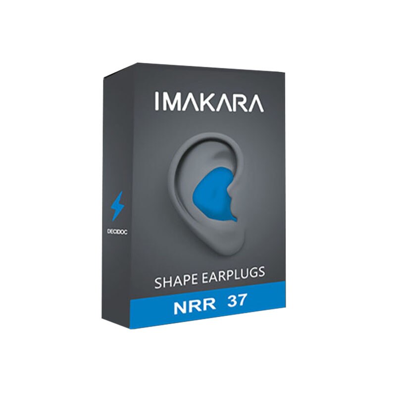 Silicone Earplugs Sleeping Sound Insulation Hearing Protection Earplugs Anti-NoiseFor Travel Sleeping Soft Noise Reduction: blue