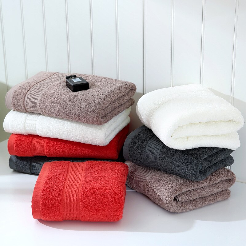 Nowe czerwone 100% bawełniane ręczniki robić twarzy ręcznik ręczniki kąpielowe plaża 70*140cm na wesele, robić hotelu rozmiary dla 2 ręczników dorosłych 35*75cm