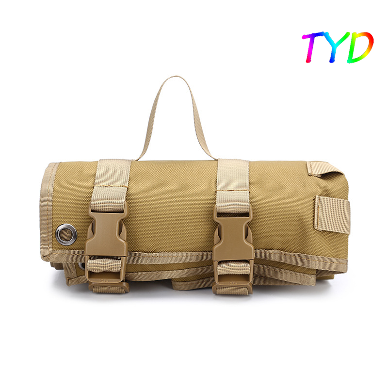 Outdoor Non-slip Shooting Training Mat Double-sided Waterproof Multifunction Pad Shooting Training Mat Double-sided Waterproof: Khaki