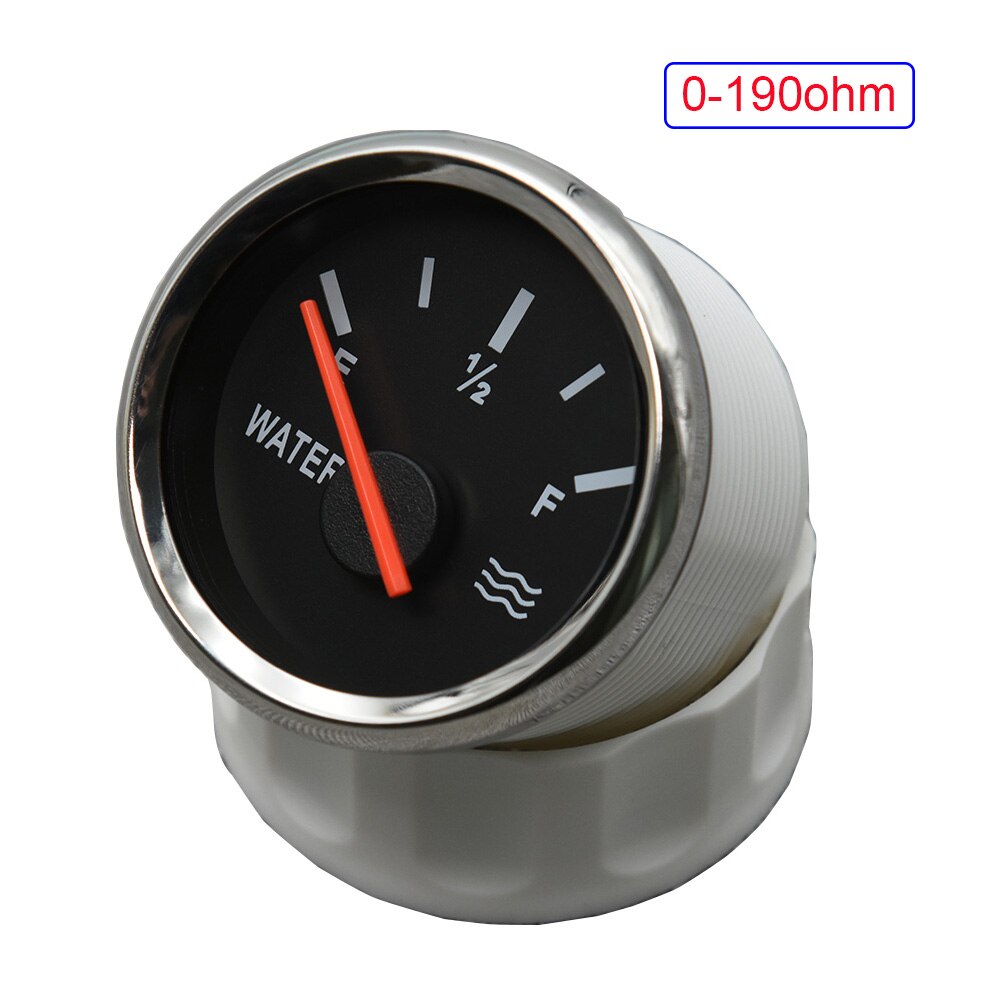 100MM 150MM 200MM 250MM 300MM Water Level Sensor with 52MM Water Level Gauge 0-190ohm Water Tank Level Indicator Meter Empty Ful: only Gauge