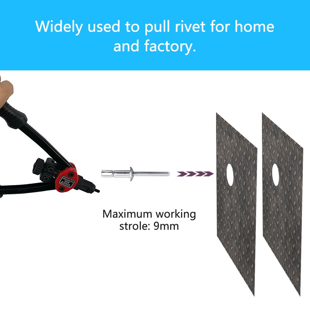 BT-606 Riveter Gun tool Hand Insert Rivet Nut Tool Manual Mandrels M3 M4 M5 M6 M8 Nut Machine Riveting Tools