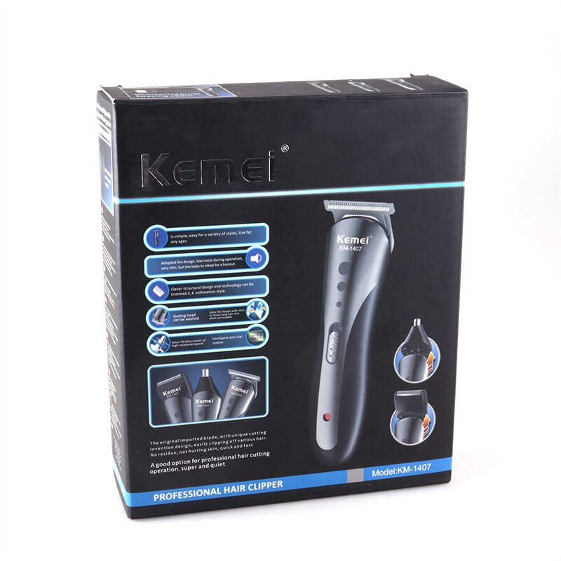 Kemei Multi-function Hair Clipper Hair Trimmer Electric Beard Trimmer Hair Cutting Machine Trimer Cutter
