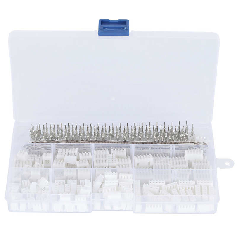 Pin Housing Connector Kit Cable Adapter Socket Terminal Block Male Female White