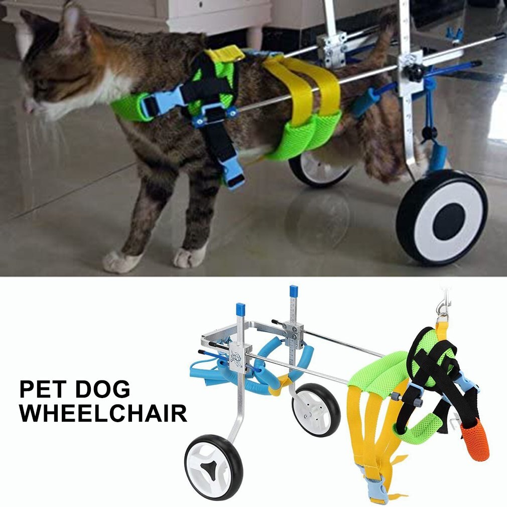 Upgrad SIZE Pet Wheelchair/Paralyzed Pet Wheelchair/General Paralysis Dog Scooter/Disabled Dog Rehabilitation Wheelchchair