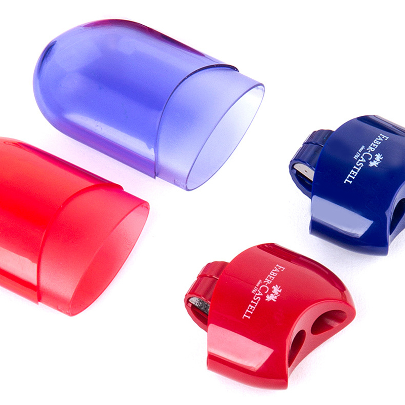 -afilador de lápices de doble agujero, bolígrafo transparente, cuchillo Kawaii, chico lápices para estudiantes, herramientas de corte, papelería, suministros escolares