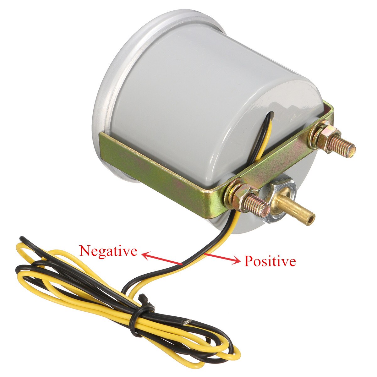 12V 2" 52mm Car Turbo Boost Pressure Gauge PSI LED Display Smoke Len Gray Housing Universal Auto Turbo Boost Meter