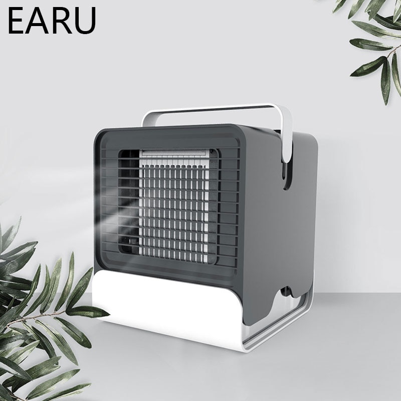 Convenient Air Cooler Fan Portable Digital Air Conditioner Humidifier Space Easy Cool Purifies Air Cooling Fan For Home Office