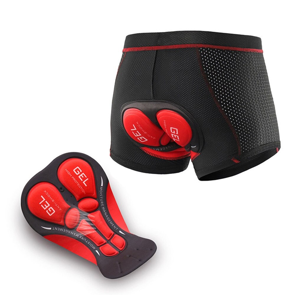 Short de cyclisme rembourré 5D pour hommes, 100% Lycra résistant aux chocs, pour vtt, vélo de route