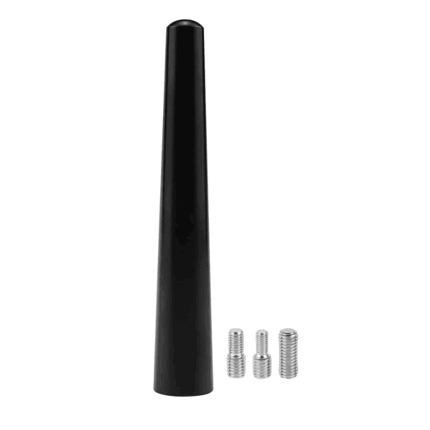 Starke Radio-Dachhalterung FM AM DAB Schwarz 3 cm/5 cm/6,5 cm/9 cm Auto Universal mit Schrauben Autoantenne Mini Short Fahrzeugzubehör: Elfenbein