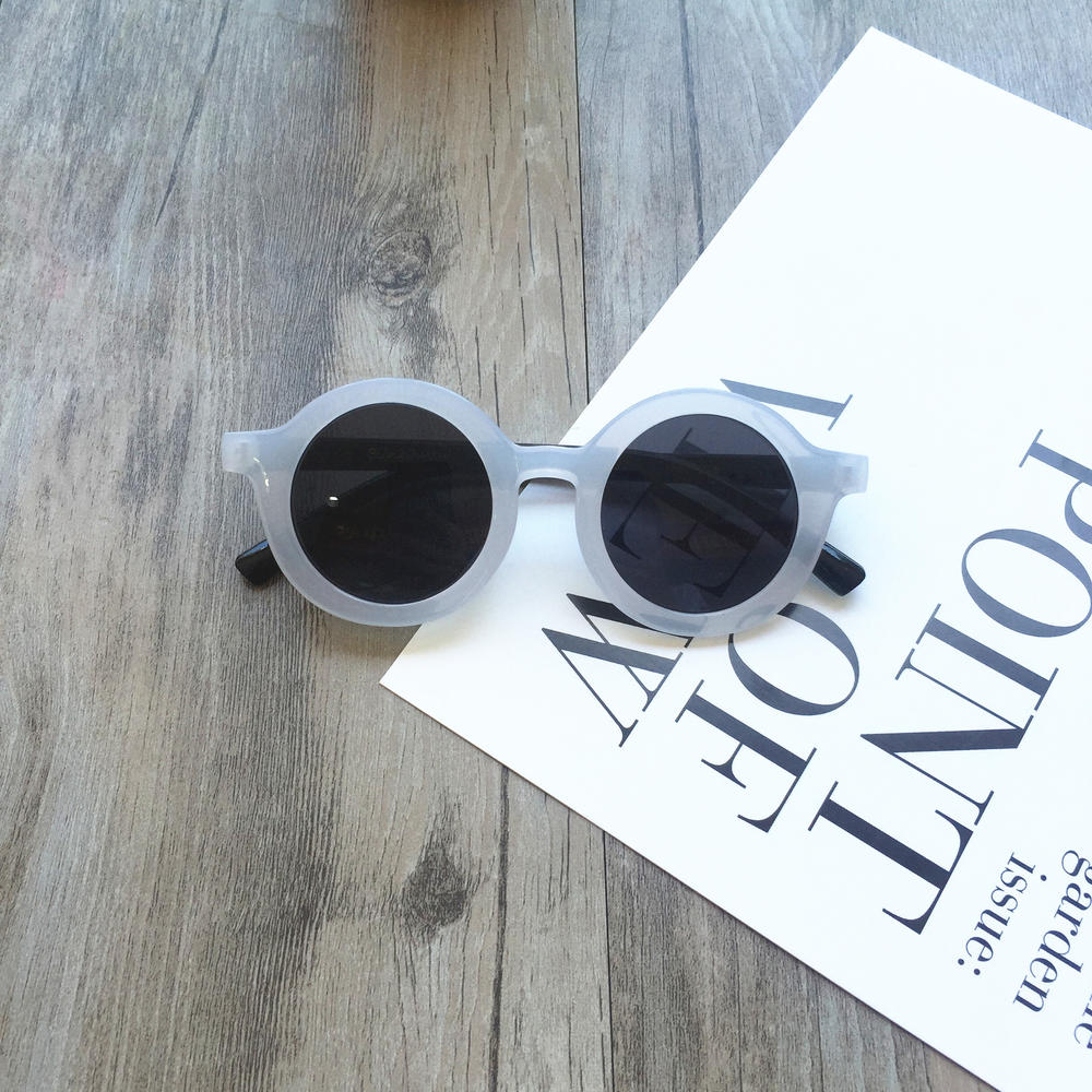 de tendencia, gafas de sol Retro de calle redonda para niños, gafas de sol para exteriores, protección solar con espejo para niñas, nuevas gafas de sol Vintage: 5