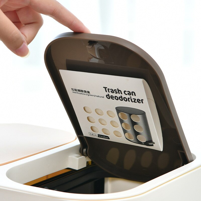 5 / 10 pieces garbage deodorant Box Sticker garbage can deodorant air freshness deodorant box fragrance box activated carbon bag