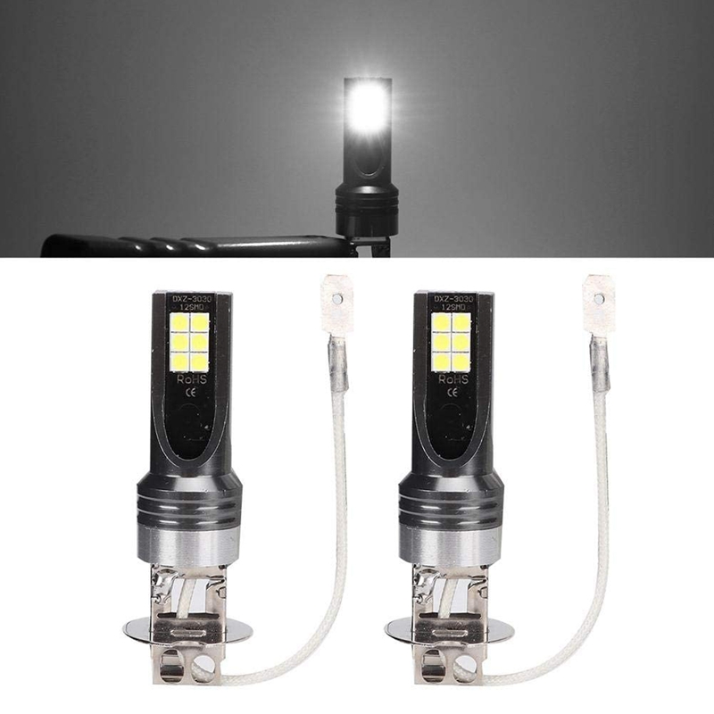 12-24V 36W Automobile Led Fog Light, Led Motorcycle Headlight, Headlight Bulb, 3030 12 LED Driving Light H3