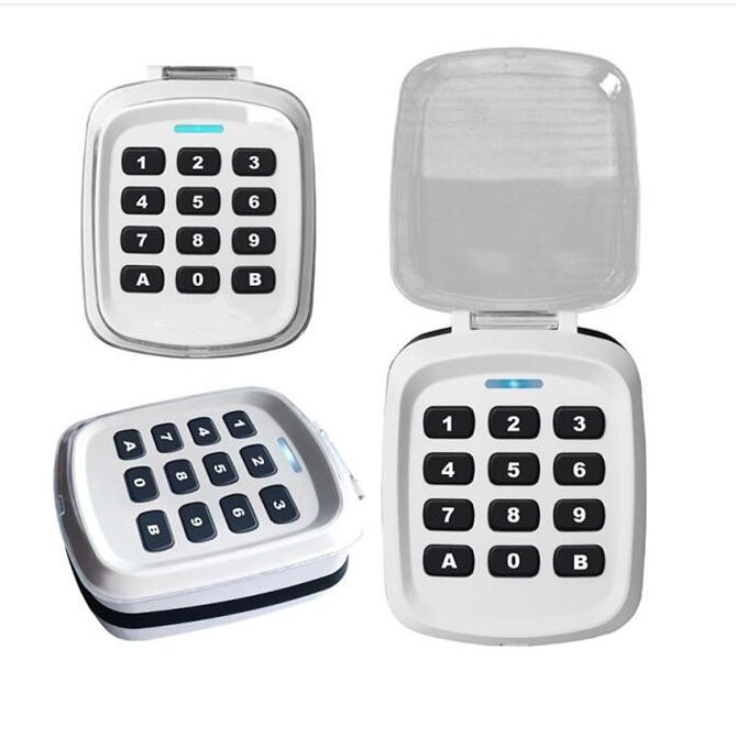 Waterproof multi code rolling code Touch 433mhz Garage Door Wireless Keypad Door Lock Remote Controller