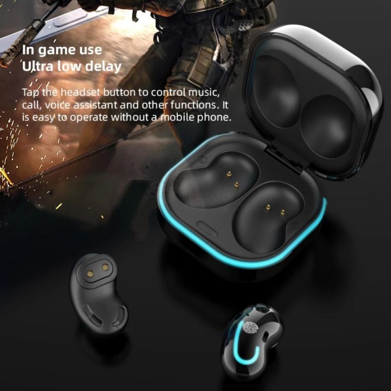 TWS Bluetooth 5,1 Kopfhörer Mit Ladung Kasten Drahtlose Kopfhörer HD Stereo Sport Wasserdichte Ohrhörer Kopfhörer Mit Mikrofon