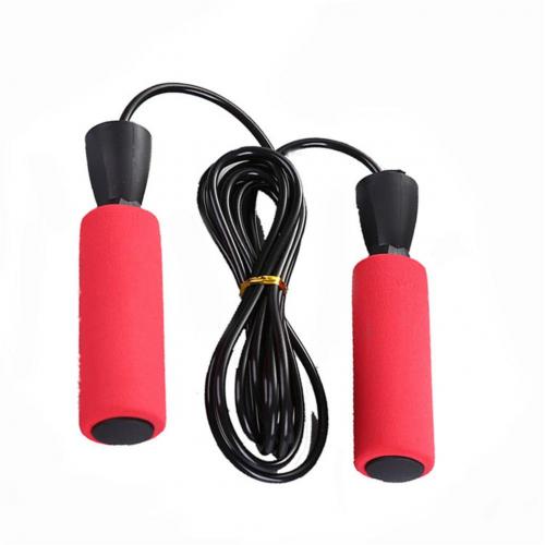 Unisex Sport Jump Rope Fitness Adjustable Fast Speed Jump Wire Skip Rope Skipping Cord for Gym Fitness Home Exercise Slim Body: Red
