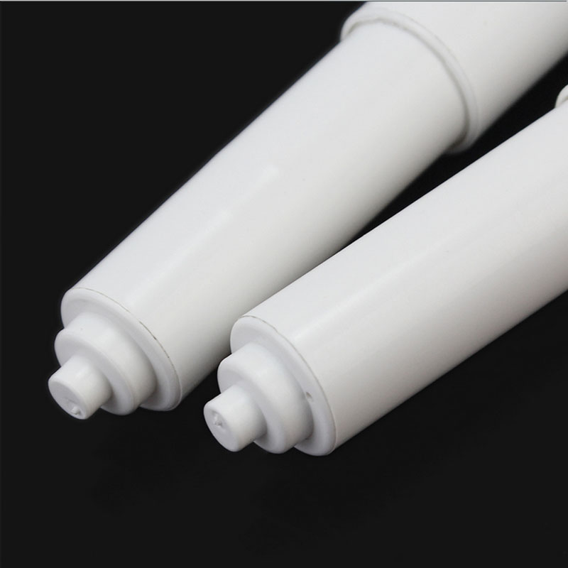1pc hvide plastik toiletrulleholdere reserve toiletrulleholder rulleindsats spindelfjeder fleksibel toiletrulleholder