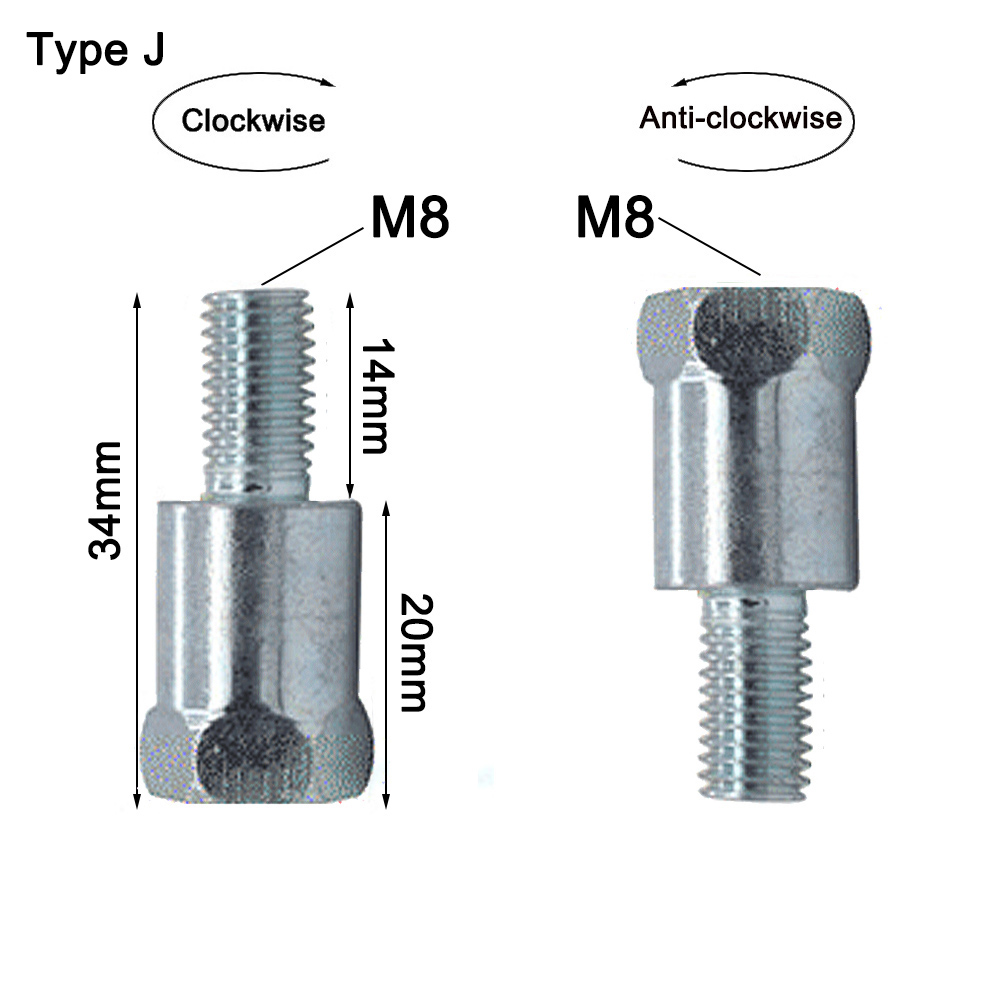 Letgoing Motorfiets stuurspiegels 7/8 Stuur Spiegels voor Motoren E57 Goedgekeurde Achteruitkijkspiegel Zijspiegel Voor Quad Scooter ATV Bromfiets Trekspiegel Cruiser spiegels