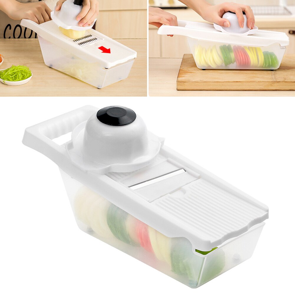Multifunctional Vegetable Cutter for Vegetables Shredders Multi Slicer Peeler Carrot Fruit 6 in 1 Gadgets Vegetable Cutting Tool